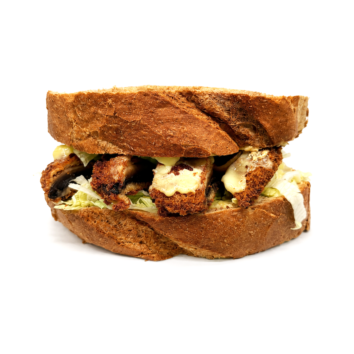 Crumbed Mushroom Sandwich (Same-day)