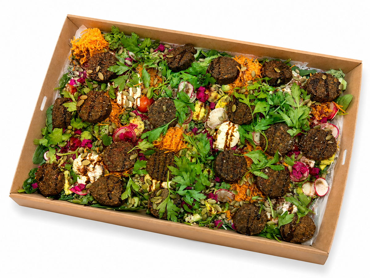 Falafel and Hummus Salad