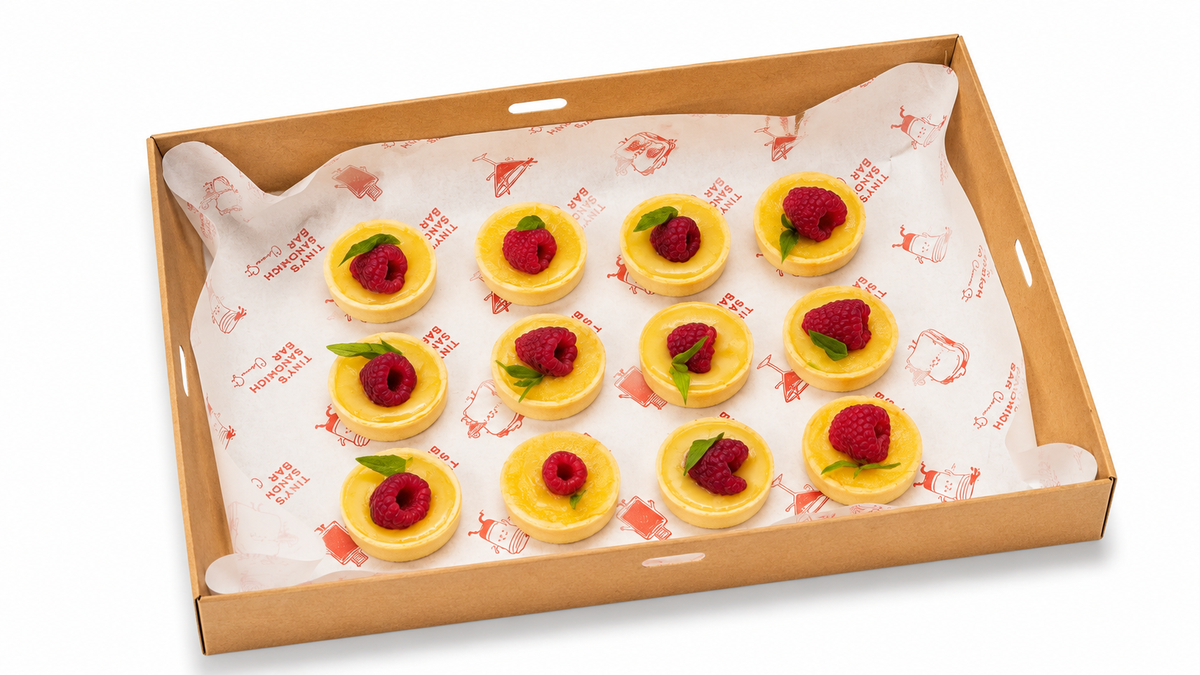 Gluten Free Mini Lemon Tarts | Melbourne Cup Catering Sydney