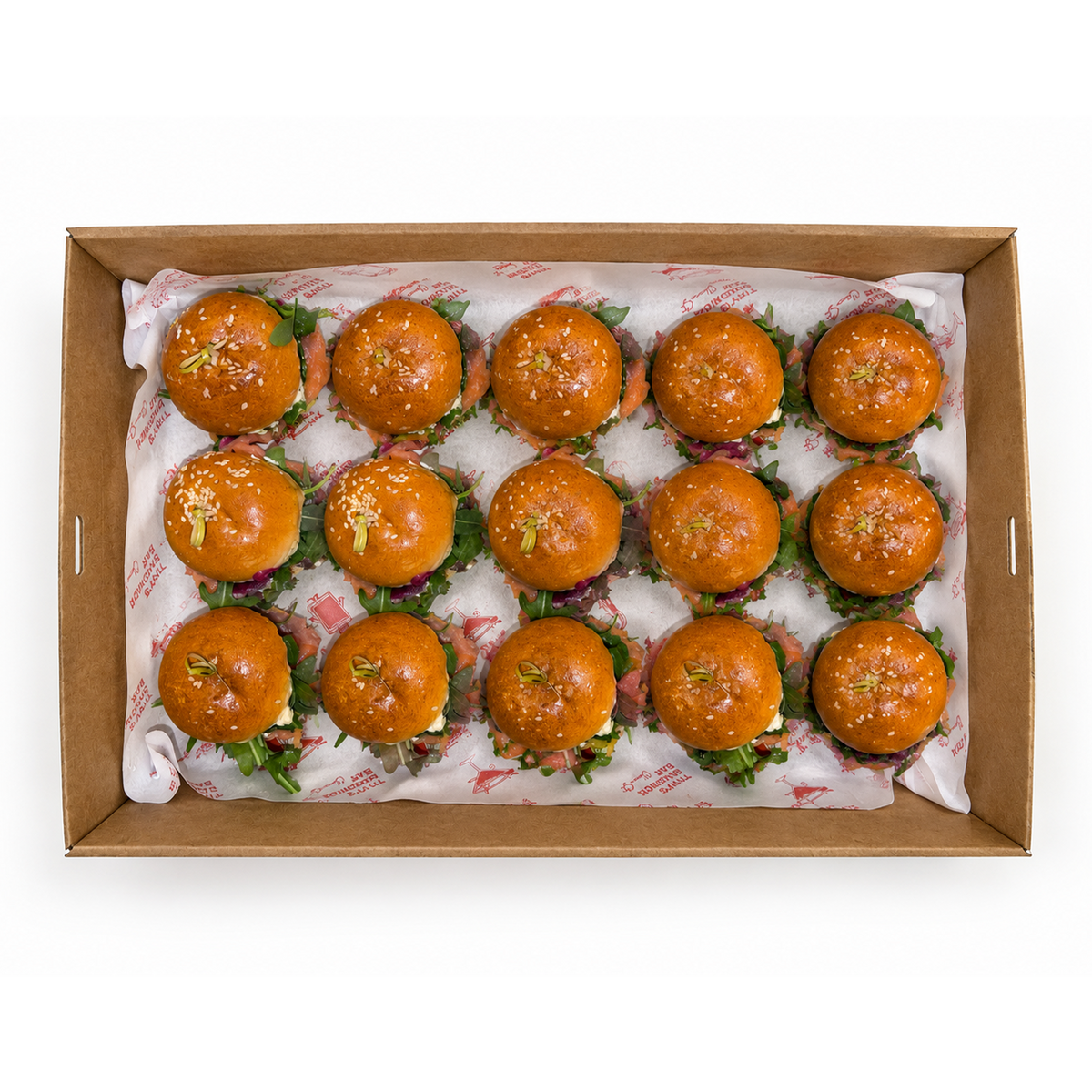 Smoked Salmon Sliders